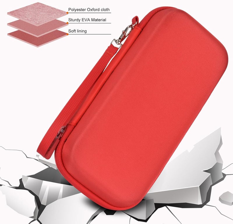 ZUJFPL Hard Graphing Calculator Case Compatible with Texas Instruments TI-84 Plus CE/TI-84 Plus/TI-Nspire CX II CAS/TI-Nspire CX II/TI-83 Plus/TI-85/TI-86/TI30xs/TI36X Pro/TI 34 Calculator - Red - Image 4